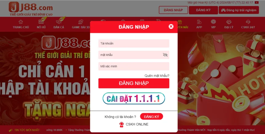 Các lỗi thường gặp khi chơi J88 khi đăng nhập và cách khắc phục
