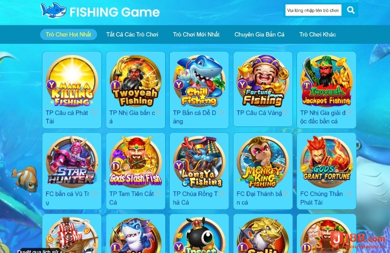 Chọn game bắn cá đổi thưởng yêu thích để trải nghiệm ngay