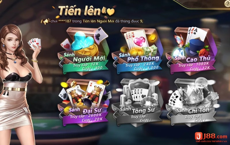 Game bài Tiến Lên khá quen thuộc