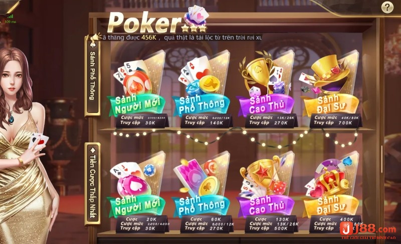 Poker tại J88 đang thu hút giới trẻ nhờ lối chơi mới lạ